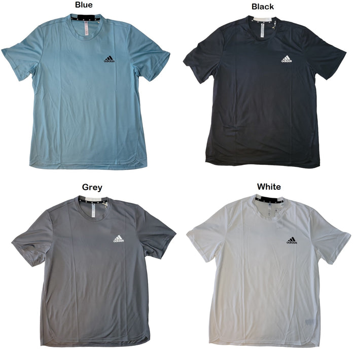 Adidas Men's AEROREADY Short Sleeve Crew Neck Designed for Movement Tee