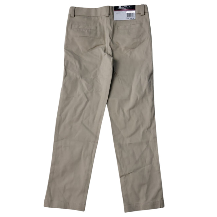Nautica Girls Uniform Flat Front Pockets Stretch Pant