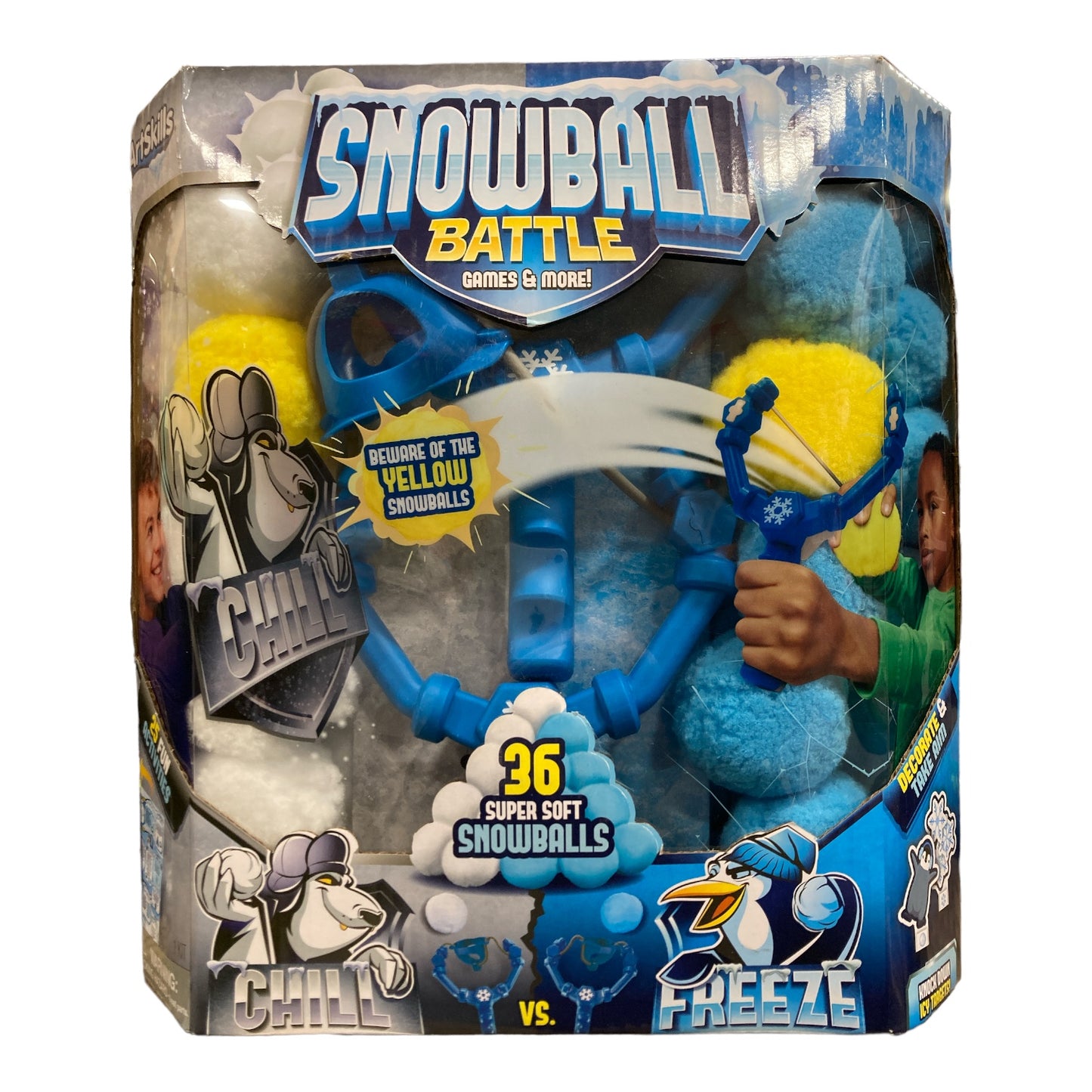Artskills Kids Indoor Snowball Battle Games & More with Doorway Target