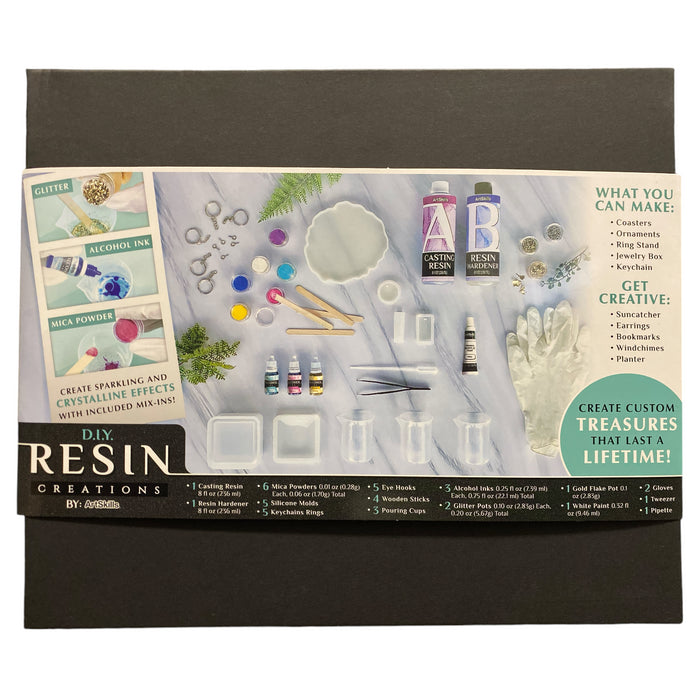 ArtSkills DIY Epoxy Resin Arts & Crafts Activity Kit, 41 Pieces