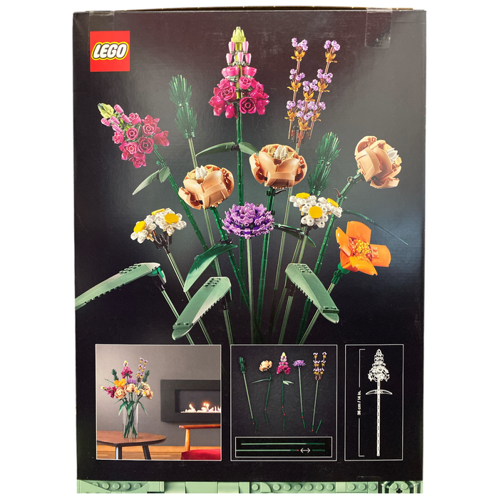 LEGO Icons Flower Bouquet Botanical Collection Building Set, 756 pcs, 10280