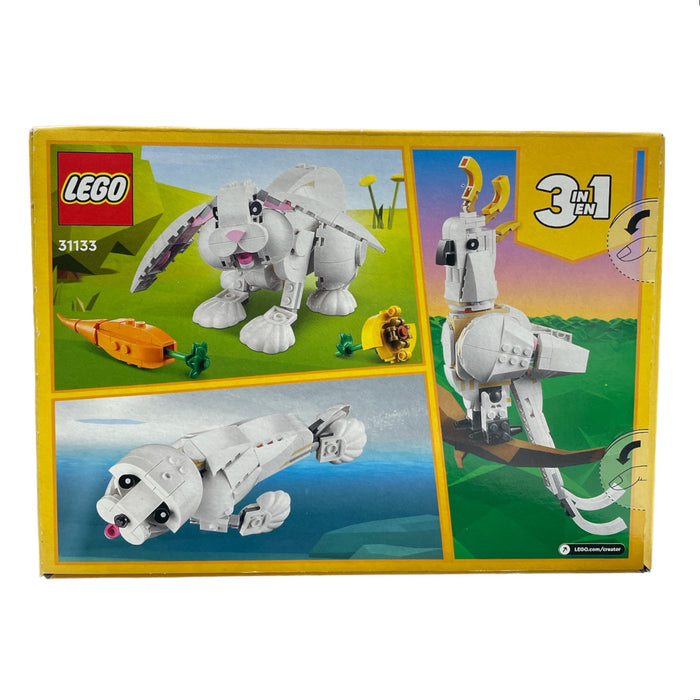 LEGO Creator 3-in-1 Building Toy Set, White Rabbit, 258 Pieces, 31133, Ages 8+