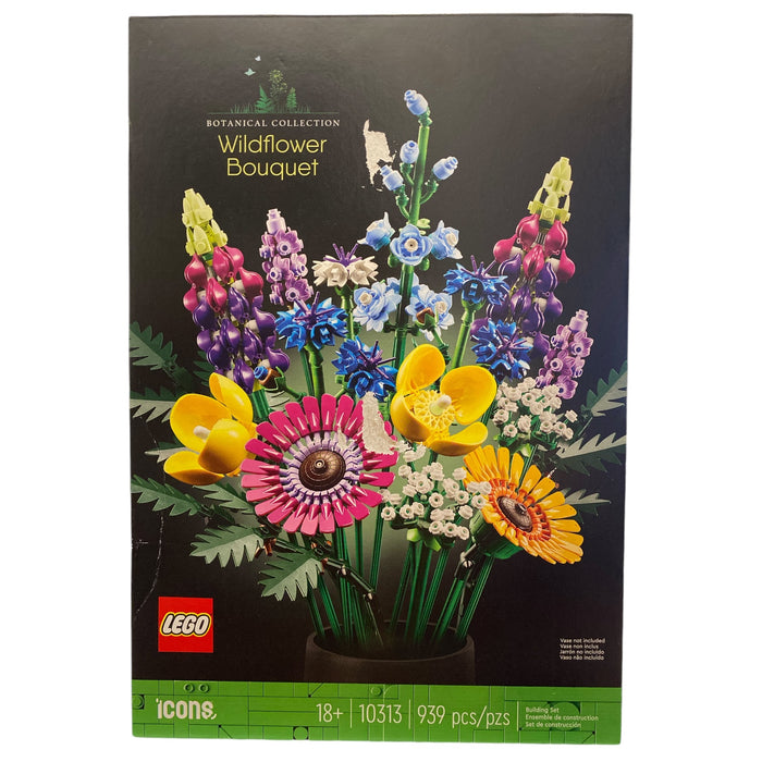 Lego Botanical Collection Wildflower Bouquet 10313 Building Set, 939 Pieces