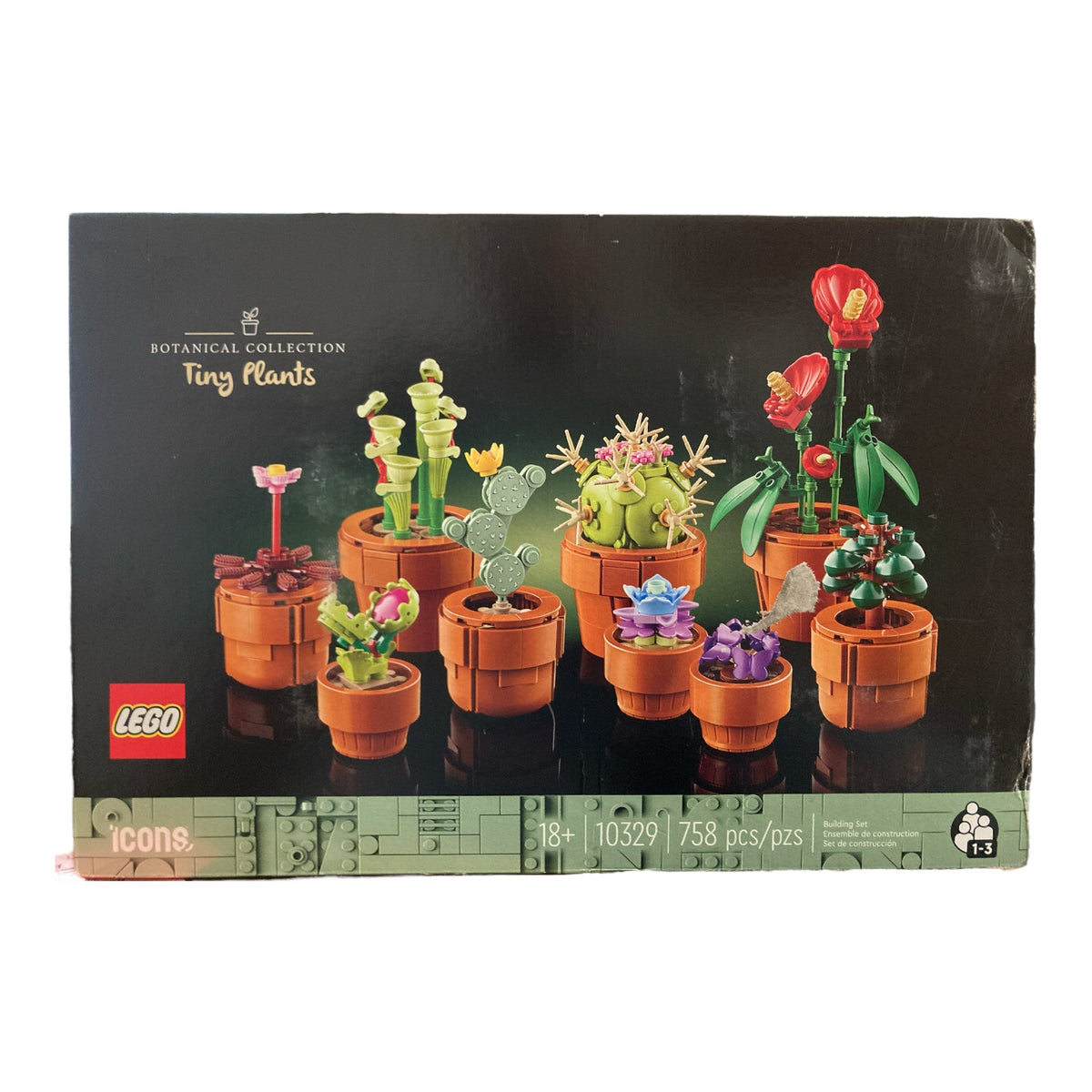 LEGO Botanical Collection Tiny Plants Building Set for Adults, 758 Pie ...