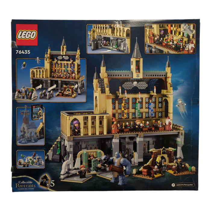 LEGO Harry Potter Hogwarts Castle The Great Hall Building Toy, 1732 pcs, 76435