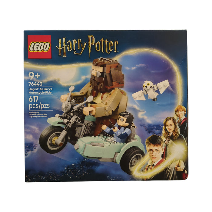 LEGO Harry Potter Hagrid & Harry's Motorcycle Ride Building Toy, 617 pcs