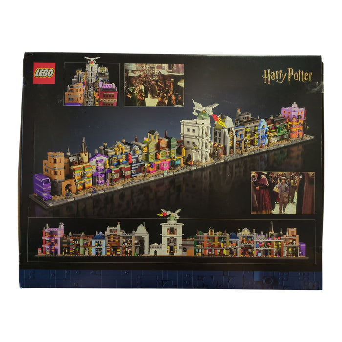 LEGO Harry Potter Diagon Alley Wizarding Shops Collectible Building Set, 2750pc