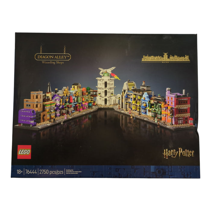LEGO Harry Potter Diagon Alley Wizarding Shops Collectible Building Set, 2750pc
