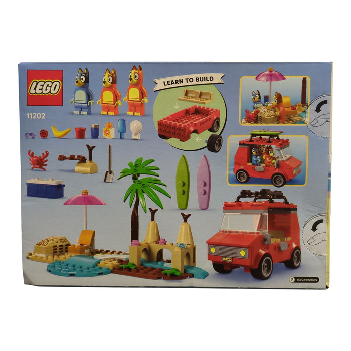 LEGO Bluey's Beach & Family Car Trip Building, 133pc, 11202