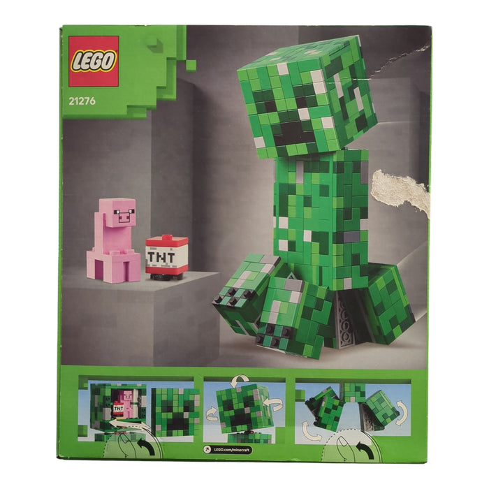 LEGO Minecraft The Creeper Gaming Kids Building Toy, 665pc, 21276 ...