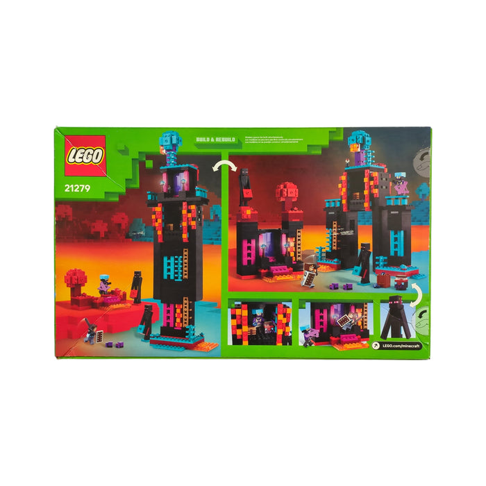 LEGO Minecraft The Enderman Tower Toy for Kids, 867pc, 21279