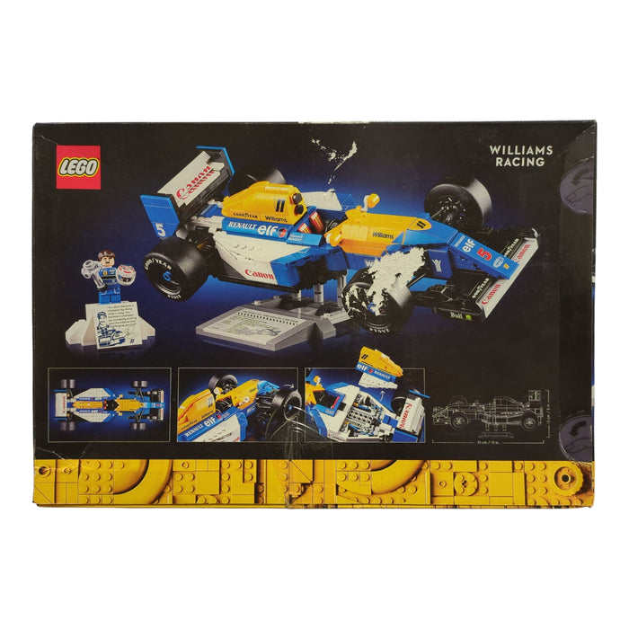 LEGO Icons Williams Racing FW14B & Nigel Mansell Model Car Set, 799pc