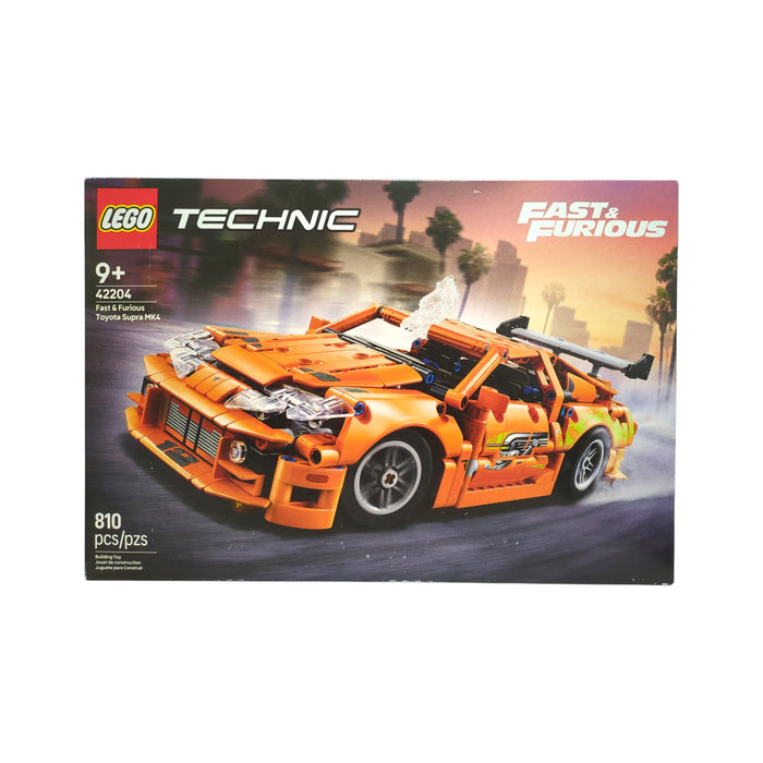 LEGO Technic Fast and Furious Toyota Supra MK4 Building Set, 810 pcs, 42204
