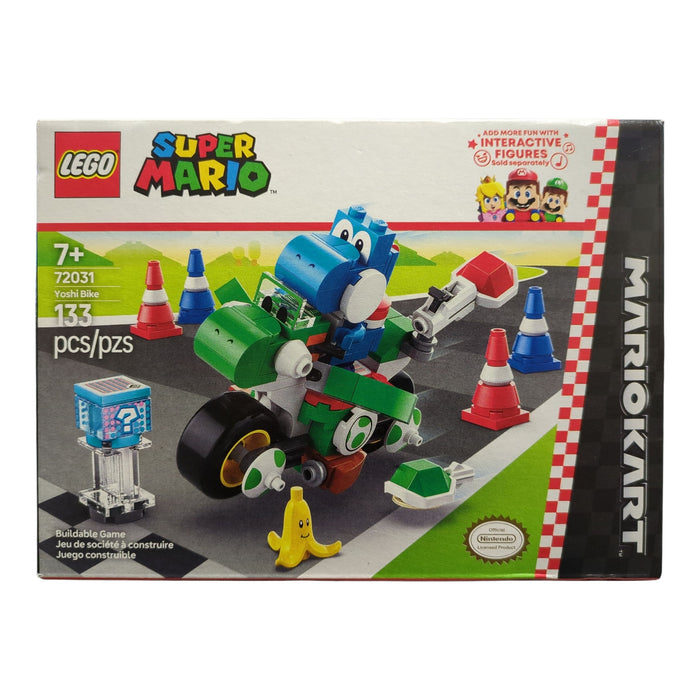 LEGO Super Mario: Mario Kart Yoshi Bike Building Toy, 72031, 133 pcs