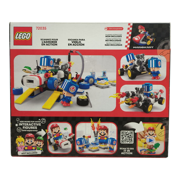 LEGO Super Mario: Mario Kart Toad's Garage Building Toy, 72035, 390pc