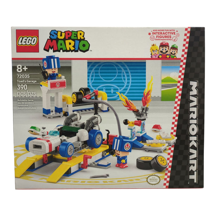 LEGO Super Mario: Mario Kart Toad's Garage Building Toy, 72035, 390pc