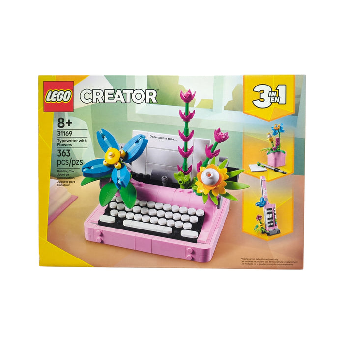 LEGO Creator 3 in 1 Typewriter with Flowers Building Toy, 363 pcs, 31169