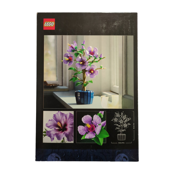 LEGO Botanicals Hibiscus Flower Building Set, 660 pc, 10372