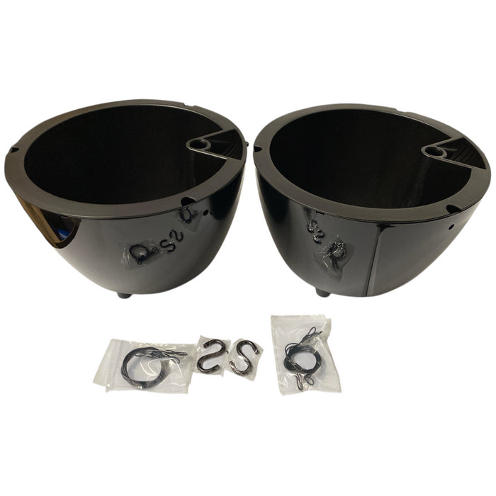 Mayne Caprio 14" Self-Watering Hanging Flower Basket, Set of 2