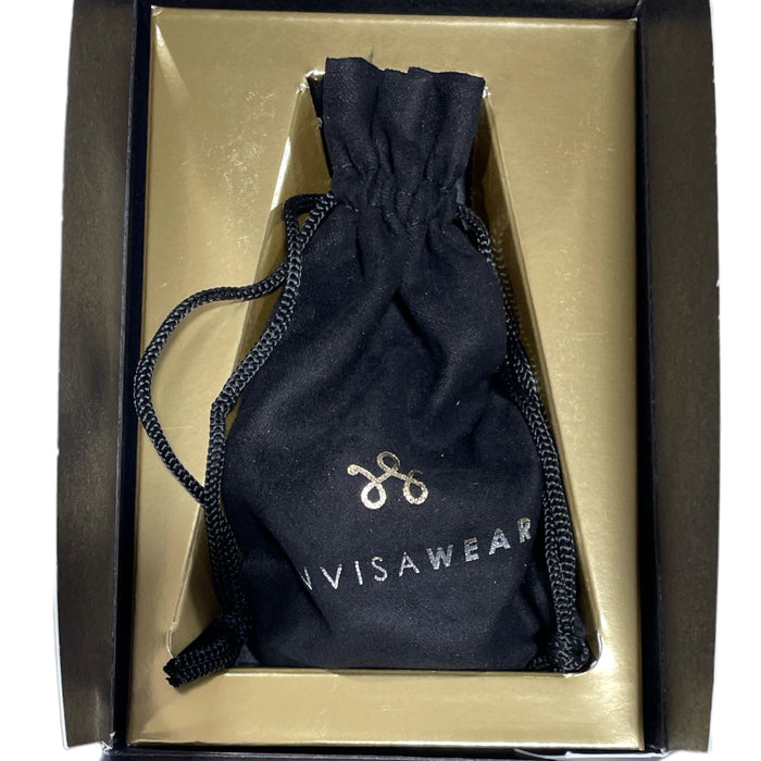 InvisaWear Personal Security Device, Silver Unisex Keychain - GPS & ADT Monitor