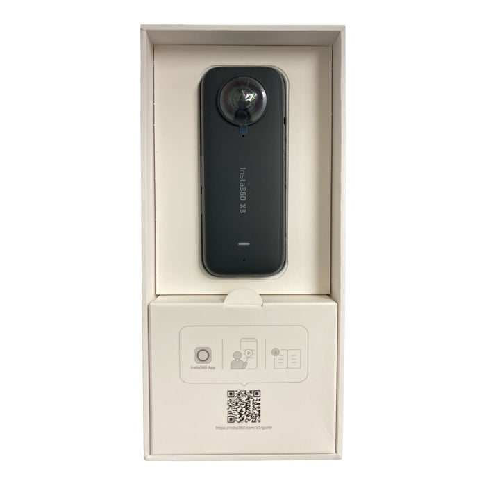 Insta360 X3 Pocket 360 Action Cam Bundle, 64GB SD, Extra Battery, Selfie Stick