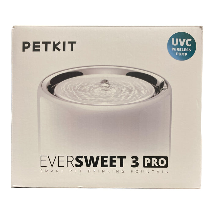 Petkit Eversweet 3 Pro Smart Pet Water Fountain, UV Sterilization, Wireless Pump