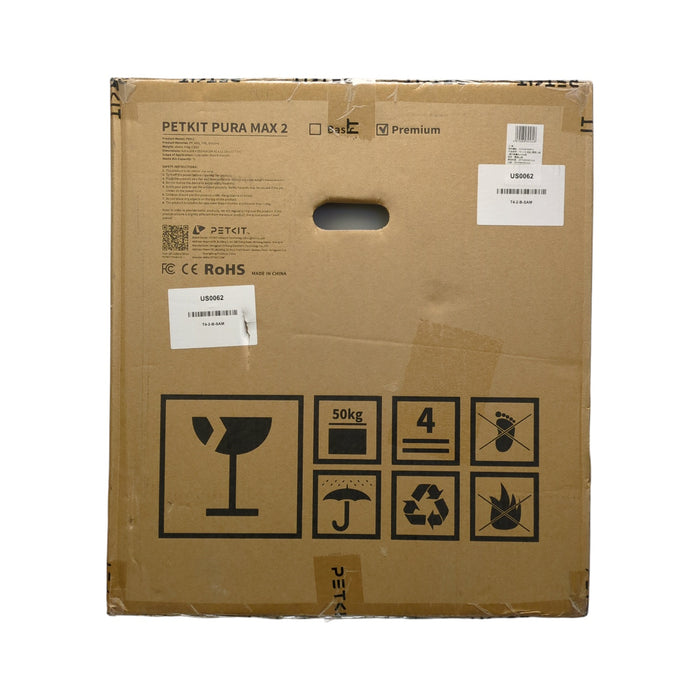 Petkit Puramax 2 Automatic Self-Cleaning Litter Box Bundle, White