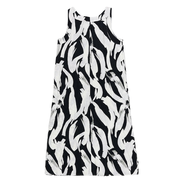 DKNY Women's Lightweight Breathable Side Slits Pullover Soft Linen Dress