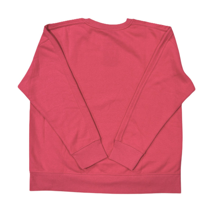 DKNY Women's Classic Fit Hi-Lo Hemmed Crewneck Sweatshirt
