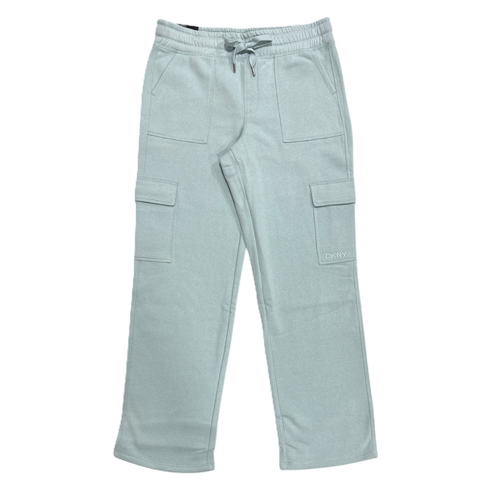 DKNY Women's Midweight Classic Straight Leg Cargo Sweatpant