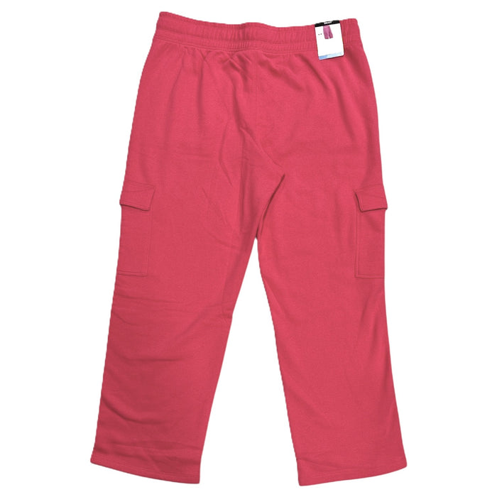 DKNY Women's Midweight Classic Straight Leg Cargo Sweatpant