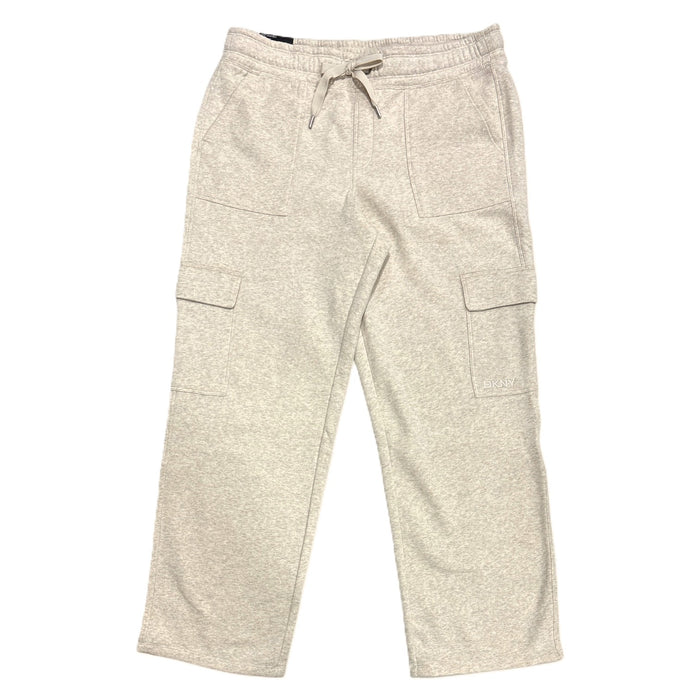 DKNY Women's Midweight Classic Straight Leg Cargo Sweatpant