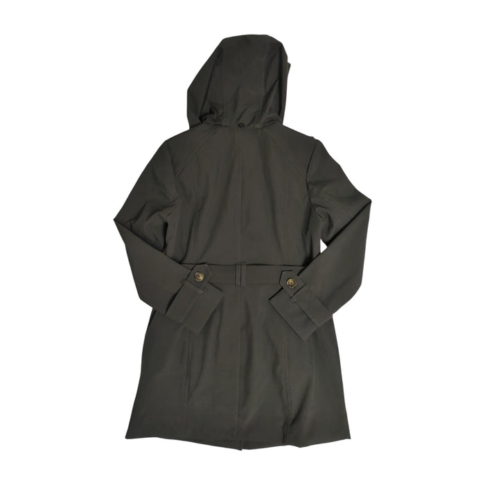 London Fog Women's Single Breasted Trench Coat with Removable Hood