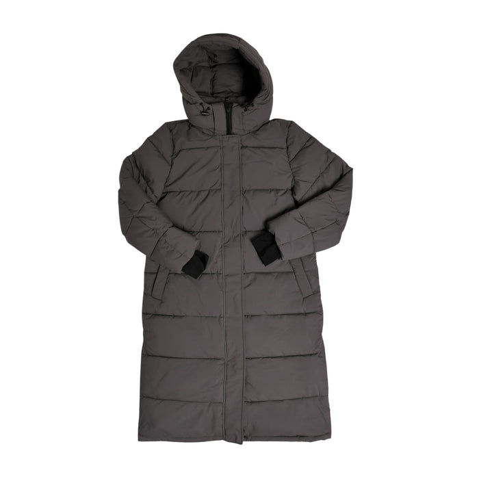 London Fog Women's Ulta Long Faux Down Fill Puffer Coat