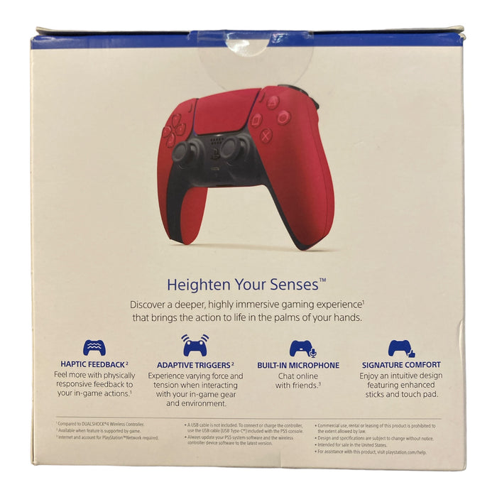 Sony PlayStation 5 DualSense Wireless Controller, Cosmic Red