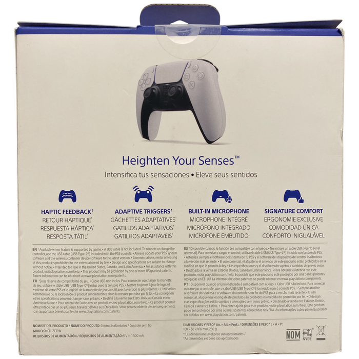 Sony DualSense Wireless Controller for PlayStation 5, White