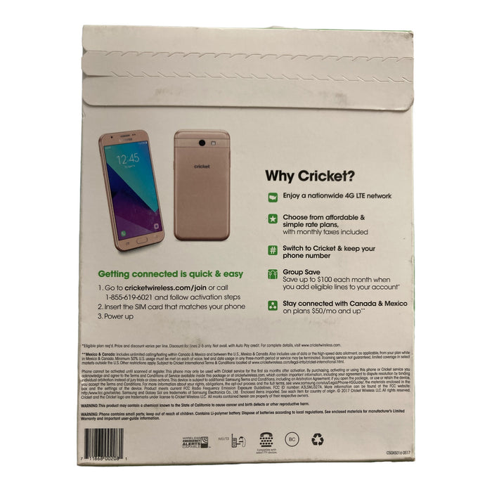 Cricket Wireless Samsung Galaxy Sol 2 Prepaid Cell Phone 16GB, Gold, DSMN5009
