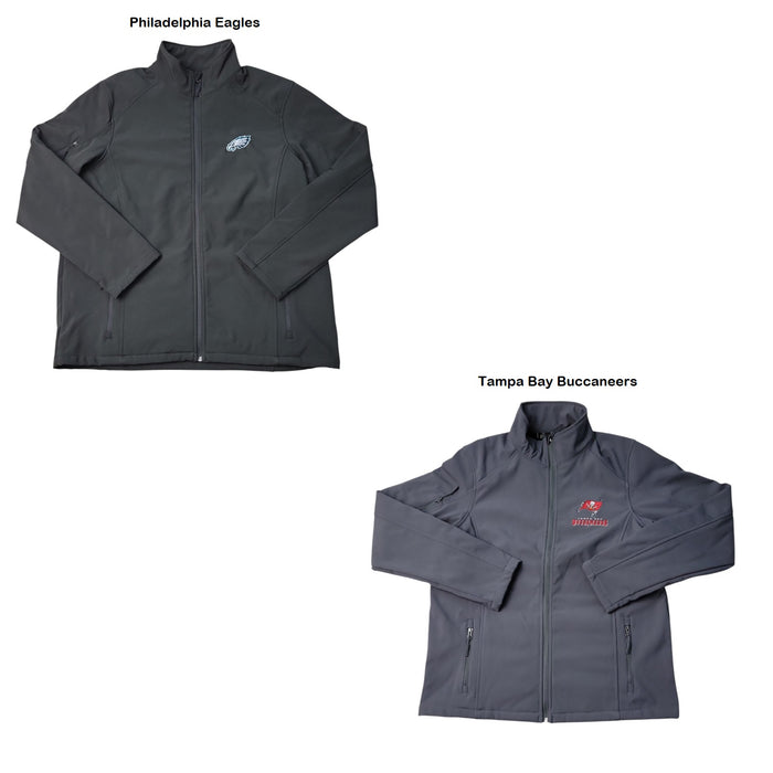 NFL Men's 4-Way Stretch Wind & Water Resistant Softshell Jacket