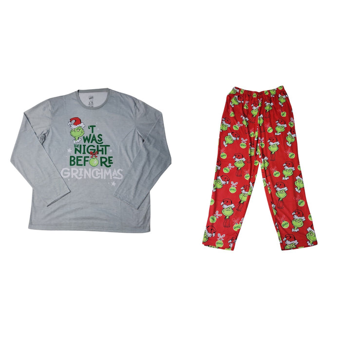 Grinch Family Sleep Women's Cozy Velour 2-Piece Pajama Set