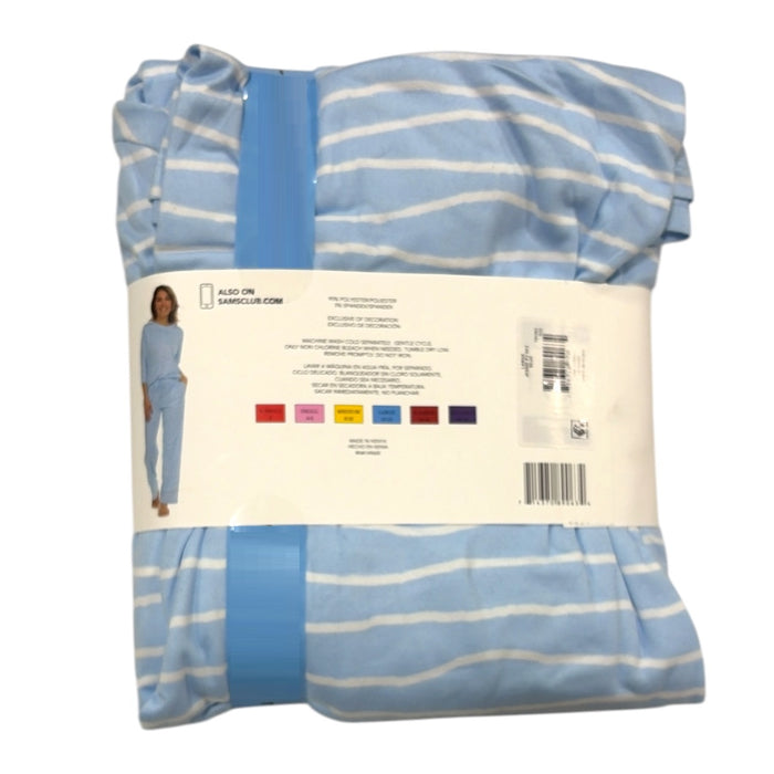 Flora Nikrooz Relaxed Fit 3/4 Sleeve Henley Pajama Set, 2 Piece