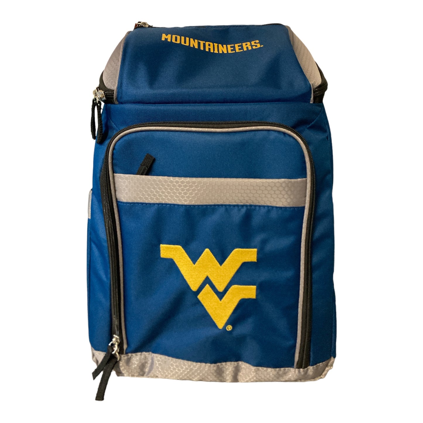Rawlings Collegiate Soft-Sided Ripstop 32 Can Backpack Cooler, WV Mountaineers