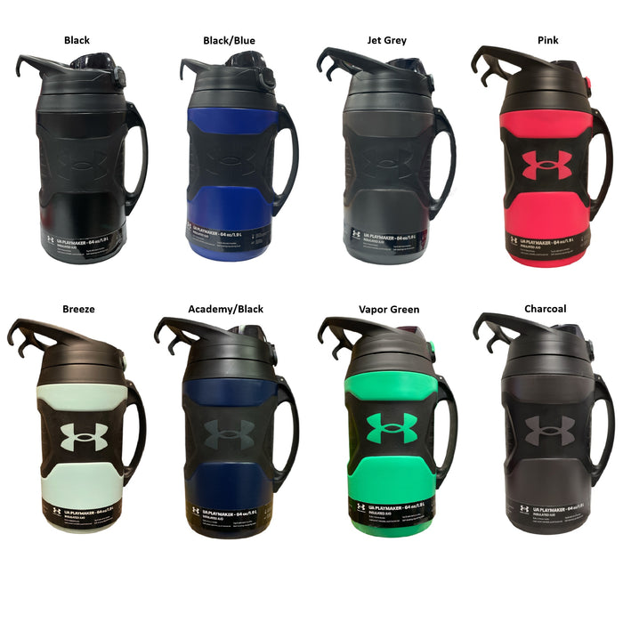 Under Armour UA Playmaker 64oz Insulated Water Jug, 12 Hours Cold, BPA Free