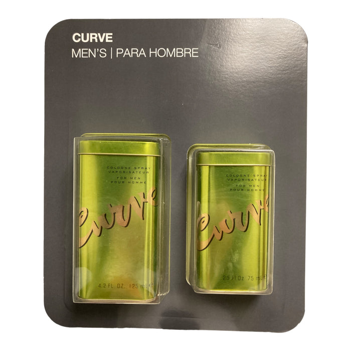 Curve for Men by Liz Claiborne Spray Cologne Set, 1 4.2Floz, 1 2.5Floz