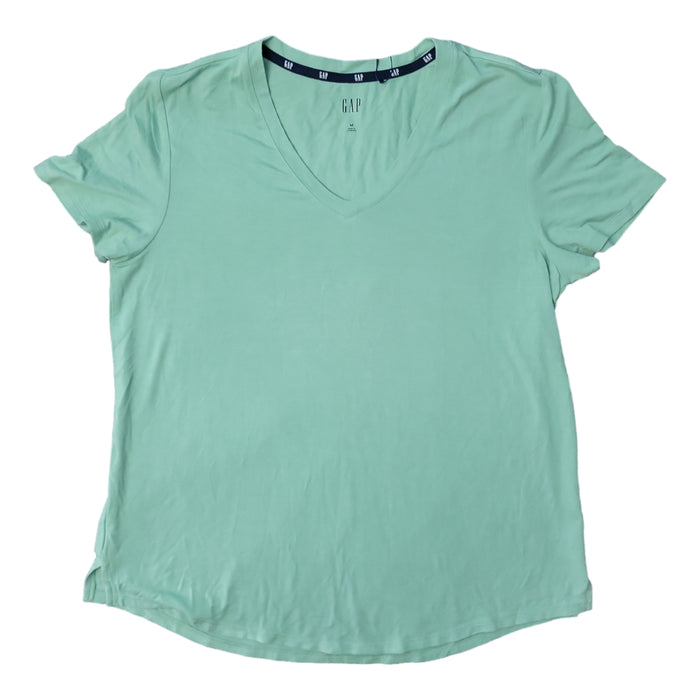 Gap Ladies Machine Washable Relaxed Easy Fit Short Sleeve V-Neck Tee