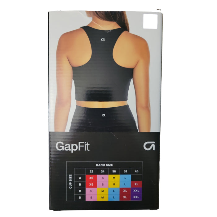 GapFit Ladies V-Scoop Neckline Razorback Built In Shelf Bra Active Tank Bra