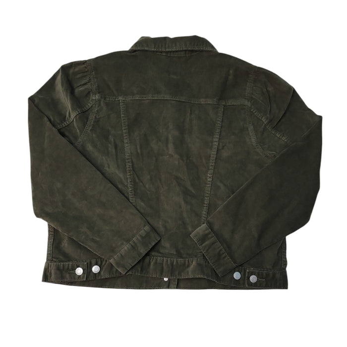 Gap Women's Classic Fit Chest & Welt Pockets Corduroy Long Sleeve Jacket