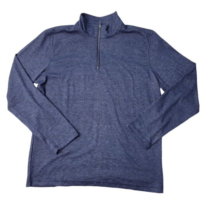 Gap Men's Half Zip Brushed Double Knit Long Sleeve Pullover