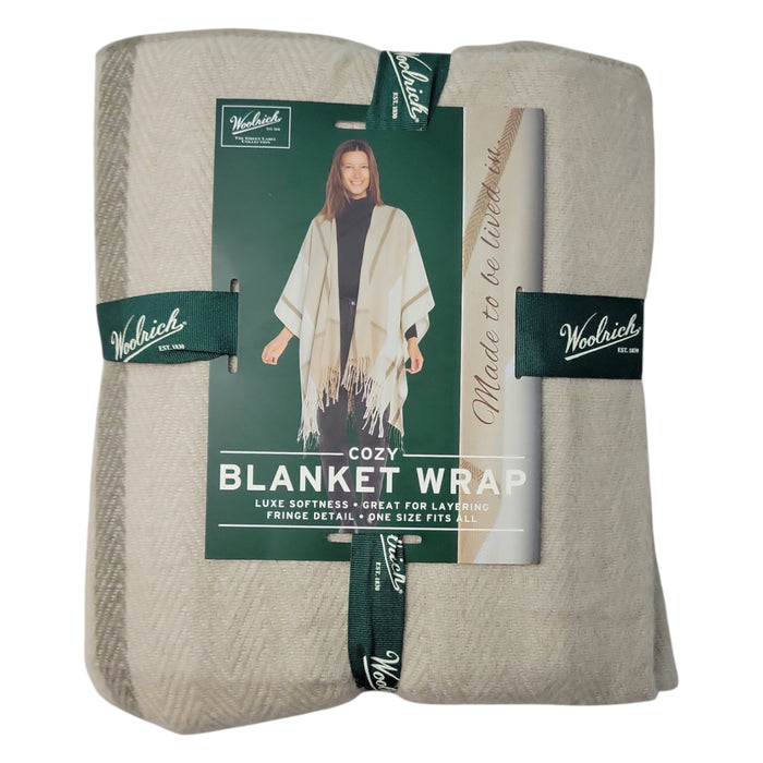 Woolrich Women's Machine Washable Lightweight OSFA Blanket Wrap