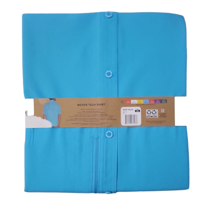 Eddie Bauer Men's Relaxed Fit Short Sleeve Woven Tech Shirt