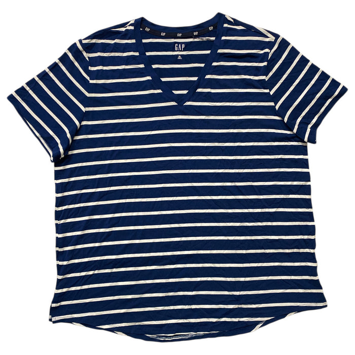 Gap Women's Soft Jersey Relaxed Short Sleeve V-Neck Top